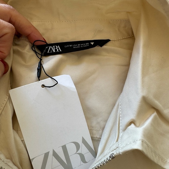 ZARA WOMEN’S ZIP UP CARGO  JUMPSUIT - Picture 8 of 8